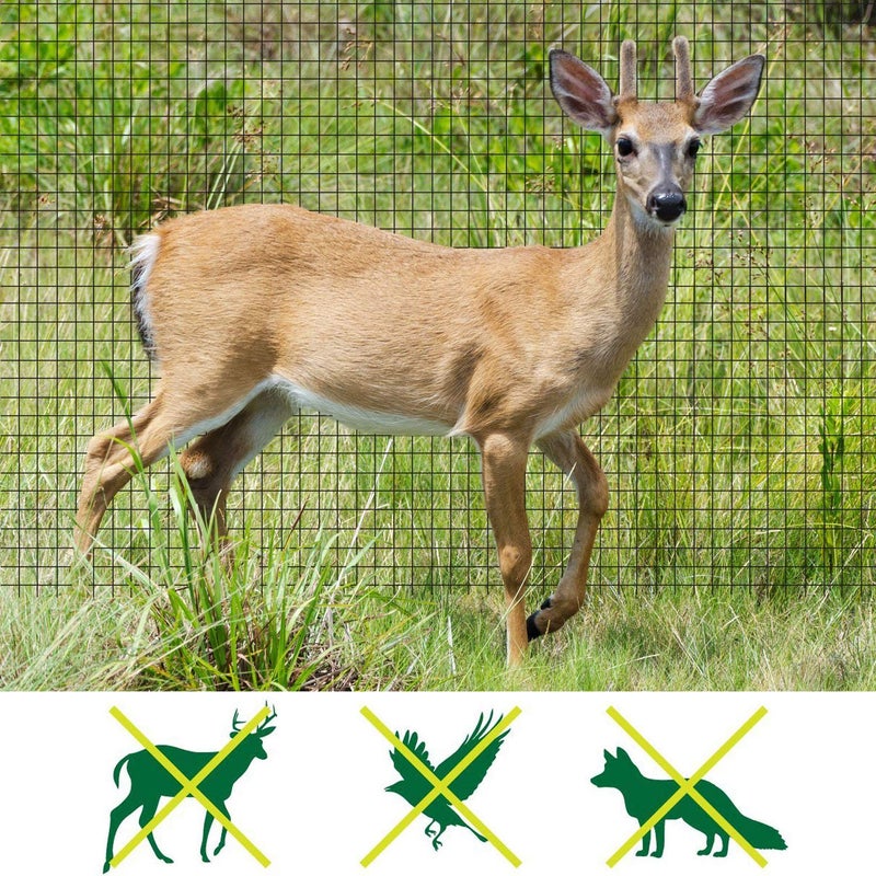Feitore Deer Fence Netting, 7 x 100 Feet Anti Bird Deer Protection Net Reusable Protective Garden Netting for Plants Fruit Trees Vegetables Against Birds and Other Animals - Image 2